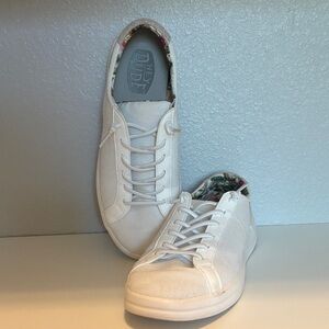 Hey Dude Women's Coconut White Sneakers